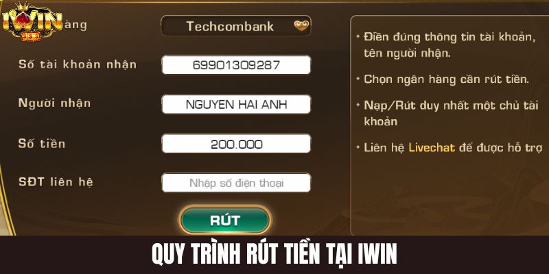 Cách rút tiền nhanh chóng